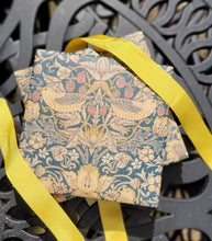 Load image into Gallery viewer, William Morris Strawberry Thief Design Ceramic Coasters Set of Four