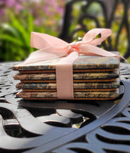 Load image into Gallery viewer, William Morris Compton Floral Design Ceramic Coasters Set of Four