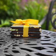 Load image into Gallery viewer, Botanical Floral Design Ceramic Coasters Set of Four