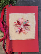 Load image into Gallery viewer, Red Embellished Sketch Pad