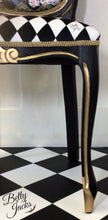 Load image into Gallery viewer, Alice in Wonderland Chair_Black Painted Chair_Betty Jacks_Barnard Castle_Durham