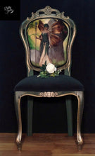 Load image into Gallery viewer, ‘Absinthe’ Vintage Velvet Bedroom Chair