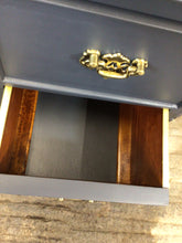 Load image into Gallery viewer, Vintage Chest of Drawers, Tallboy Chest, Grey Chest of Drawers, Dark Grey Chest of Drawers, Tall Slim Drawers, Ball & Claw Feet